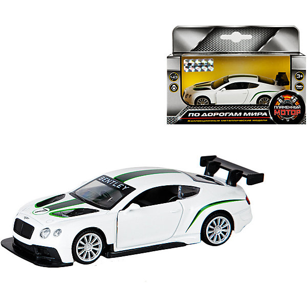 

Инерционная машина Пламенный мотор Bentley Continental GT3, Разноцветный