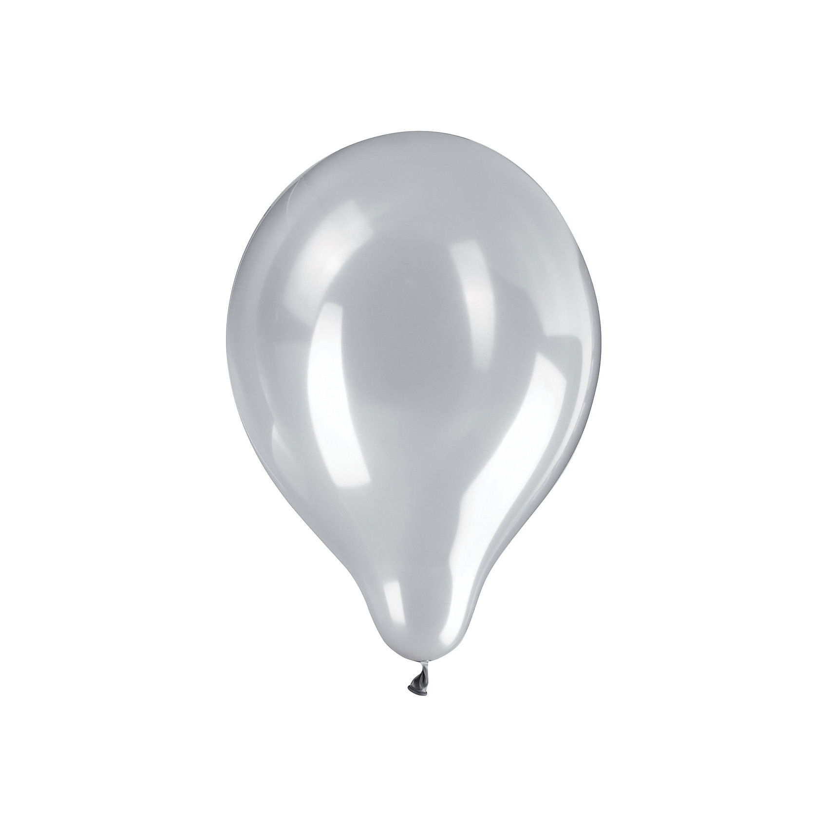 фото Воздушные шары Zippy, 50 шт, серебряный металлик
