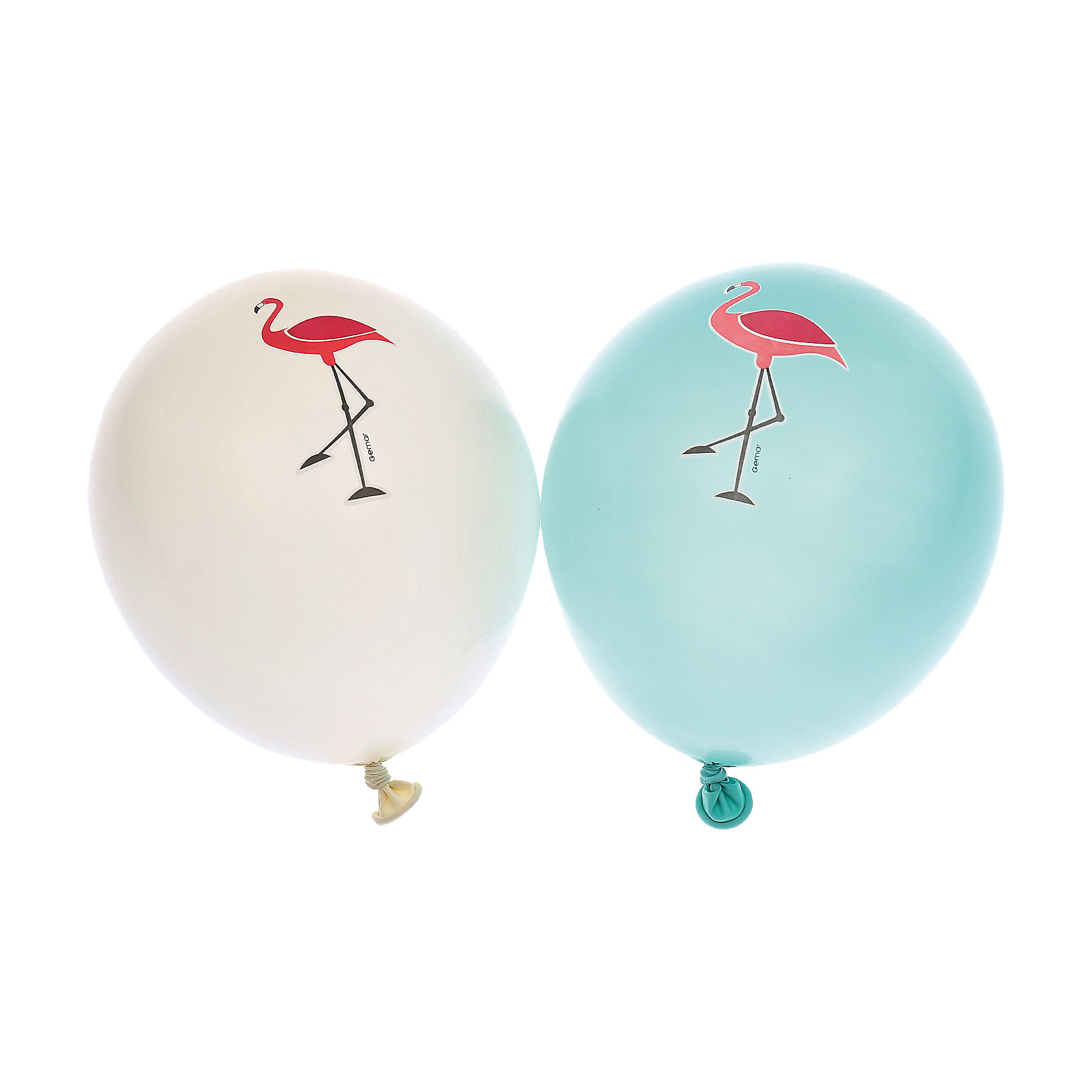фото Воздушные шары Belbal с рисунком "Фламинго" 50 шт