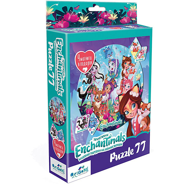 

Пазл Enchantimals Веселый денёк, 77 элементов, с магнитами