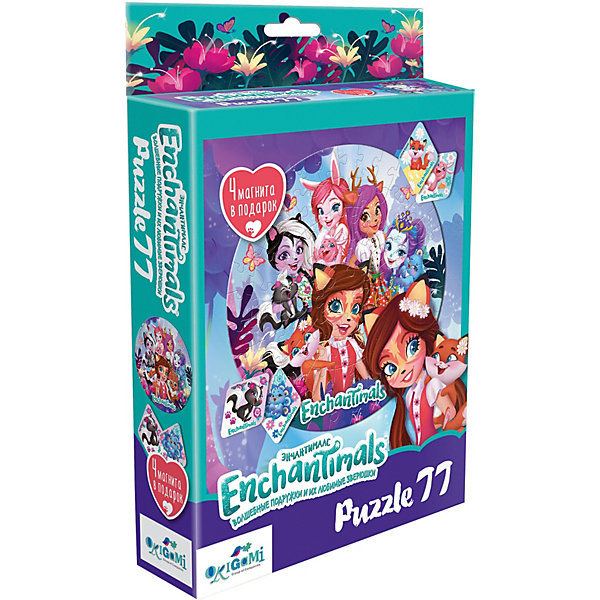 

Пазл Enchantimals Лесные жители, 77 элементов, с магнитами