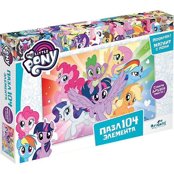 

Пазл My little Pony Магия дружбы, 104 элемента, с магнитом