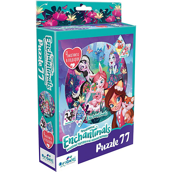 

Пазл Enchantimals Полянка чудес, 77 элементов, с магнитами