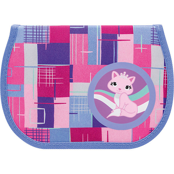 

Пенал на молнии JOY COLLECTION KITTY TRACY,1 отд,1 отк.планка,б/наполн,разм. 21x14.5x3.5 см, д/дев.