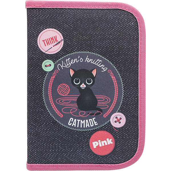 

Пенал с наполнением Tiger Family Nature Quest Collection Think Pink Denim, 23 предмета