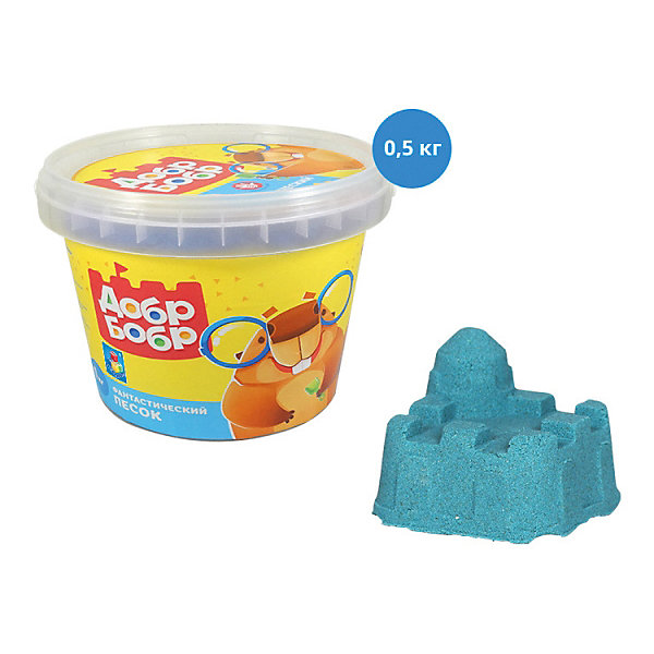 

Фантастический песок 1toy, синий, Фантастический песок 1toy,