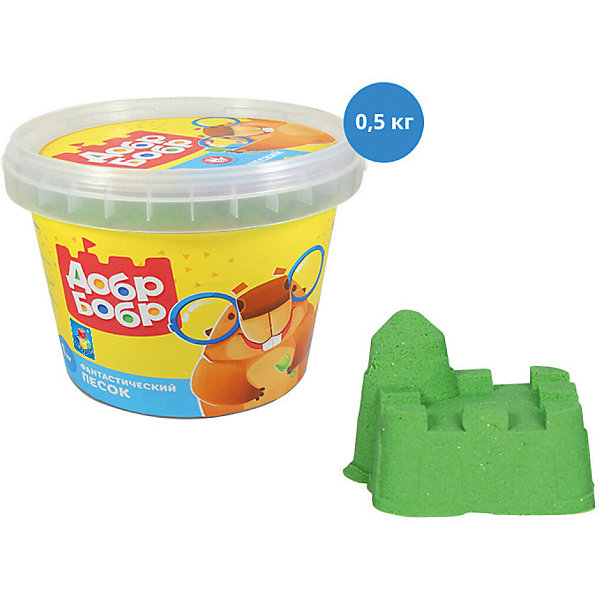 

Фантастический песок 1toy, зеленый, Фантастический песок 1toy,