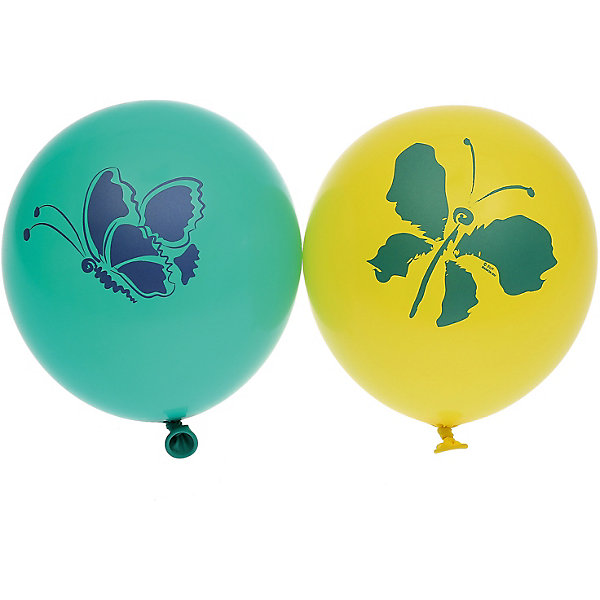 фото Воздушные шары Belbal "Бабочки", с рисунком, 50 шт