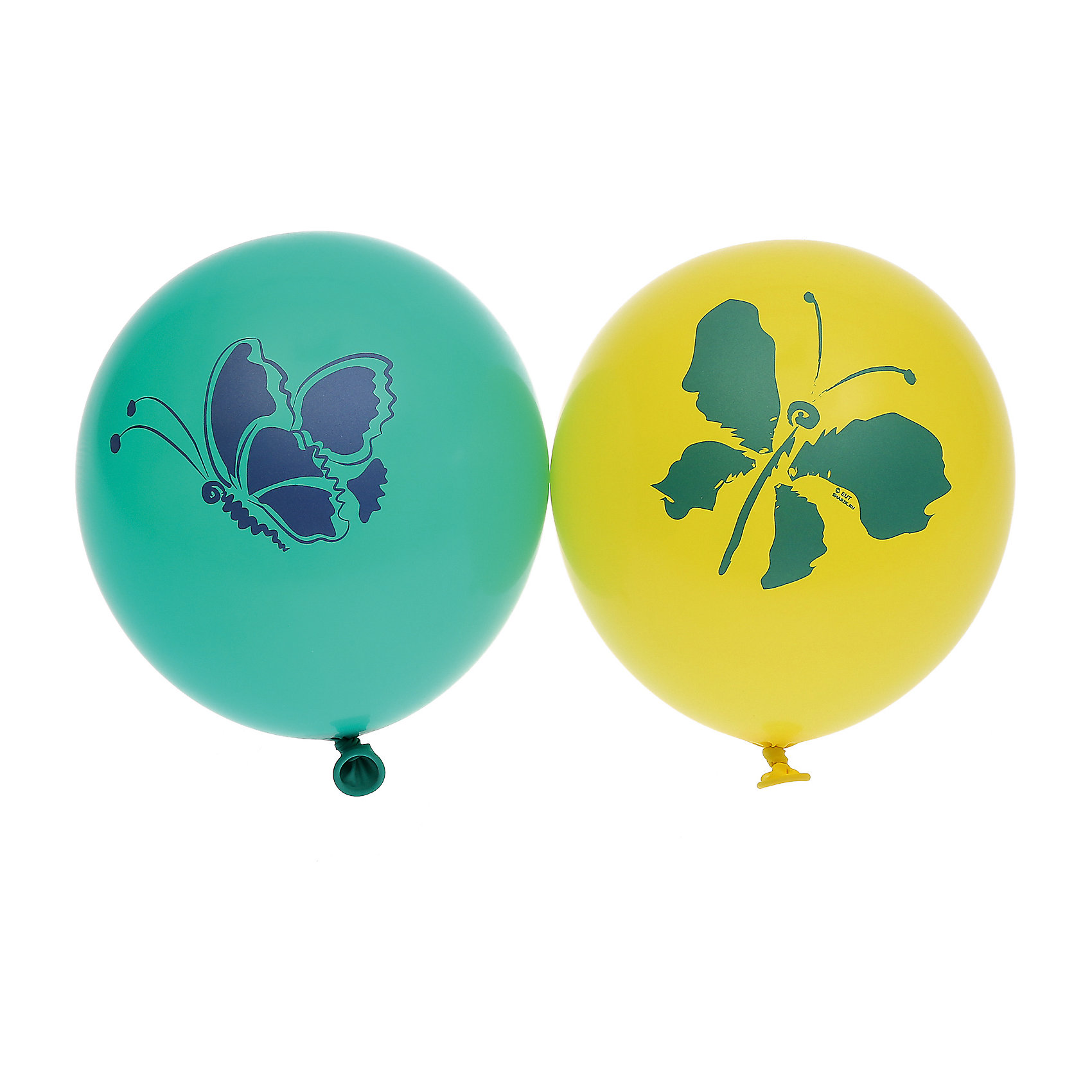 фото Воздушные шары Belbal "Бабочки", с рисунком, 50 шт