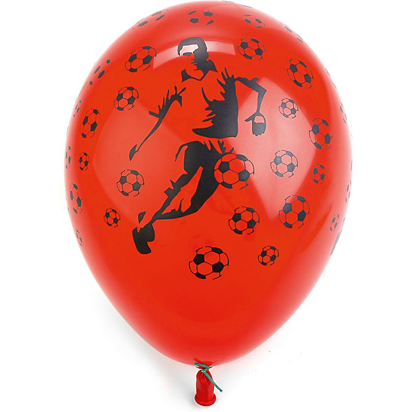 фото Воздушные шары Belbal "Футболист и мячи", пастель, шелкография, 50 шт