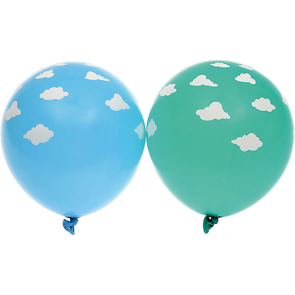 фото Воздушные шары Belbal "Облака", пастель, шелкография, 25 шт