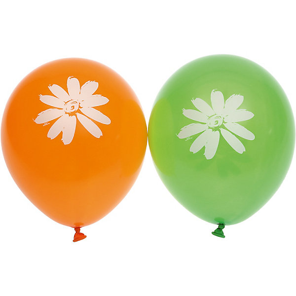 фото Воздушные шары Belbal "Ромашки", с рисунком, 50 шт