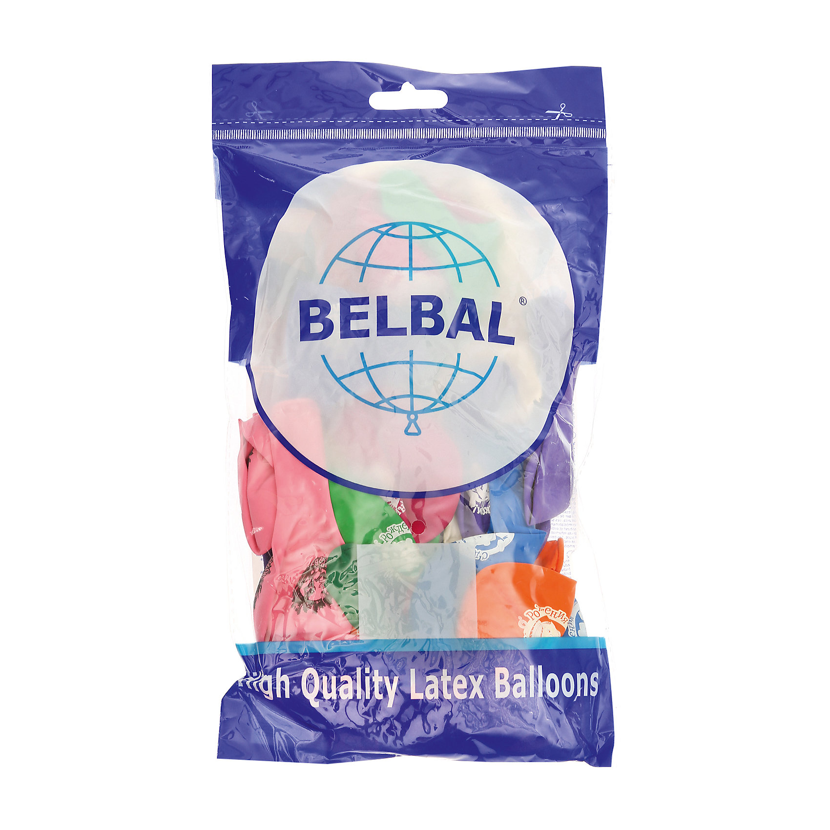 фото Воздушные шары Belbal "День рождения: Простоквашино", с рисунком, 50 шт