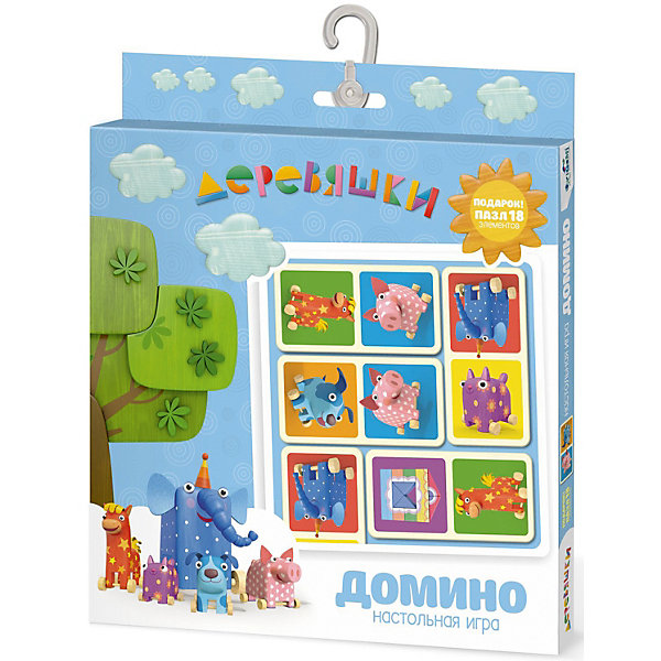 

Настольная игра Origami "Деревяшки", домино, пазл