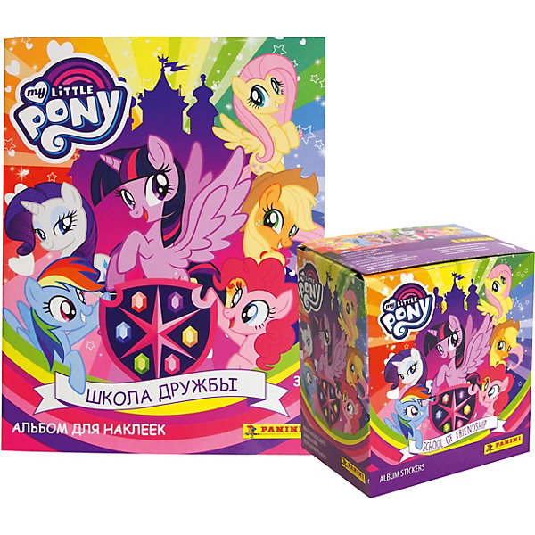 

Альбом My Little Pony 2019+Бокс с наклейками (50 пакетиков в боксе)
