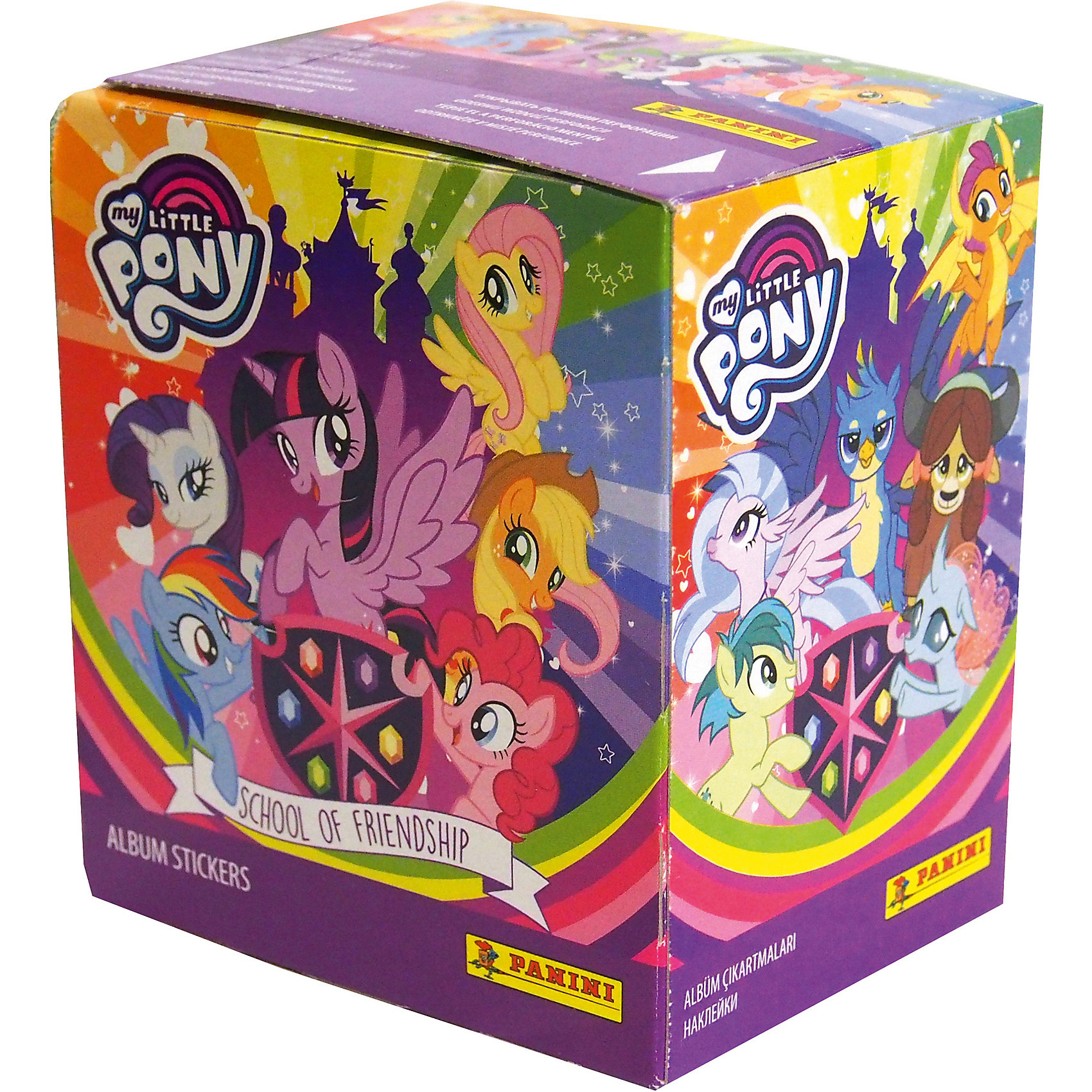 фото Бокс с наклейками My Little Pony 2019 (50 пакетиков в боксе) Panini