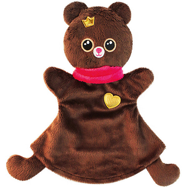 фото Кукла на руку Мякиши "Мишка", коричневый