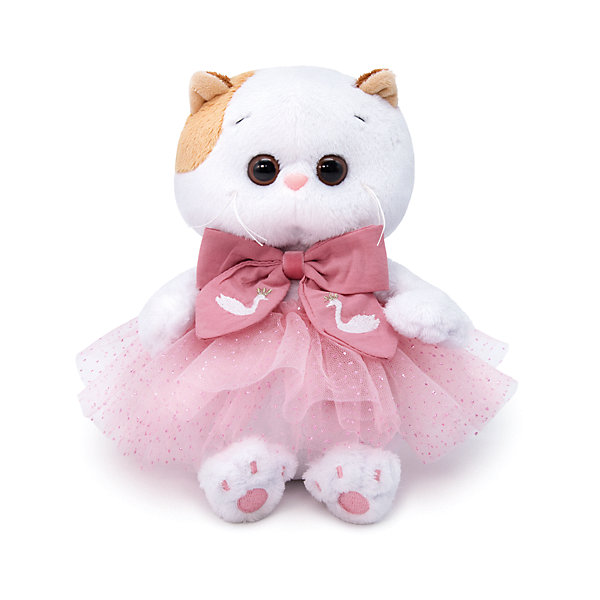 

Мягкая игрушка Budi Basa Кошечка Ли-Ли Baby в юбке с блестками, 20 см, Белый