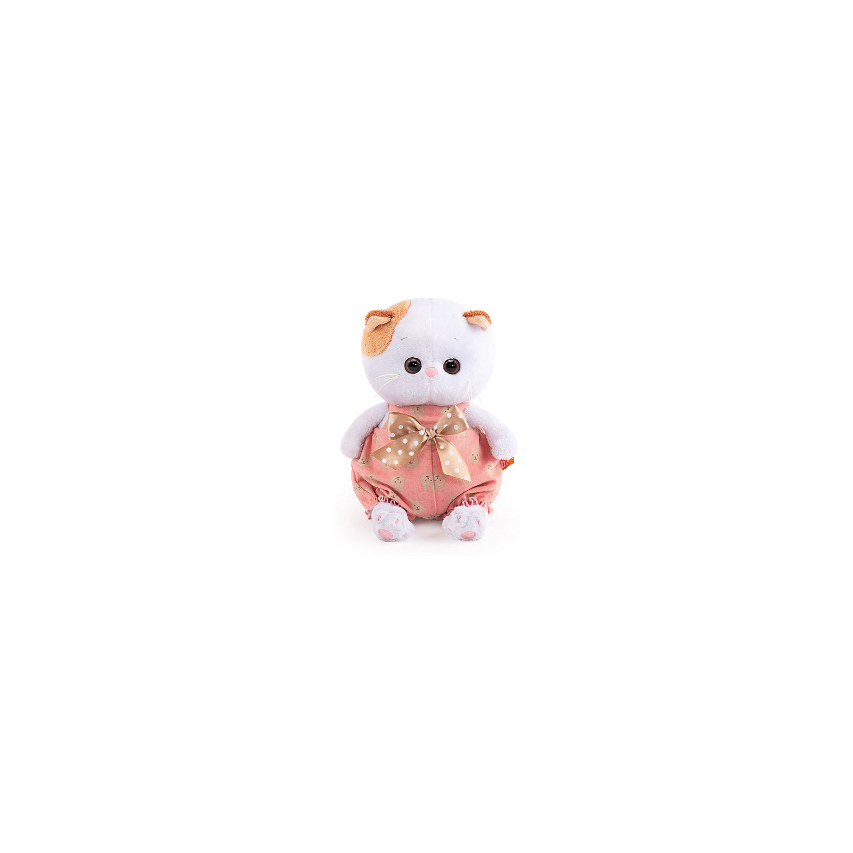 фото Мягкая игрушка Budi Basa Кошечка Ли-Ли Baby в песочнице с бантом, 20 см