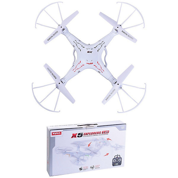 

Квадрокоптер Syma X5, белый, Квадрокоптер Syma X5,