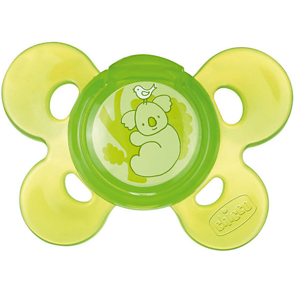 

Пустышка силиконовая Physio Comfort, 12 мес., CHICCO, Зеленый