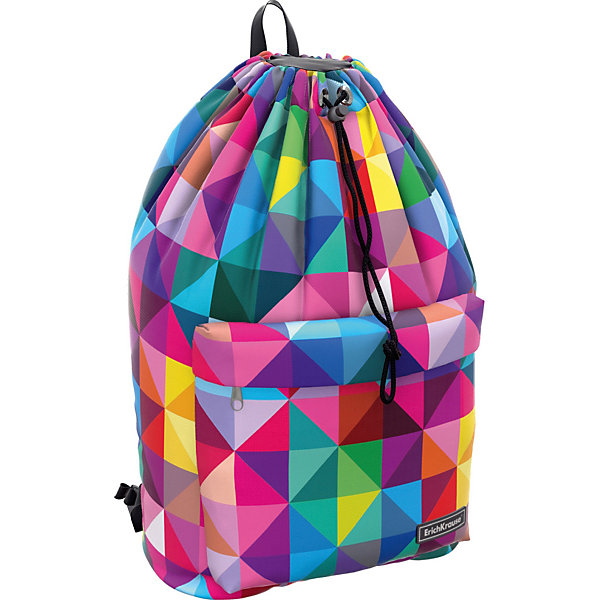 

Мешок для обуви Erich Krause EasyLine 16L Rainbow Rhombs, Разноцветный