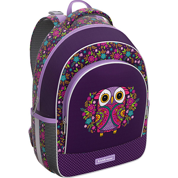 фото Ученический рюкзак erich krause ergoline 15l flower owl