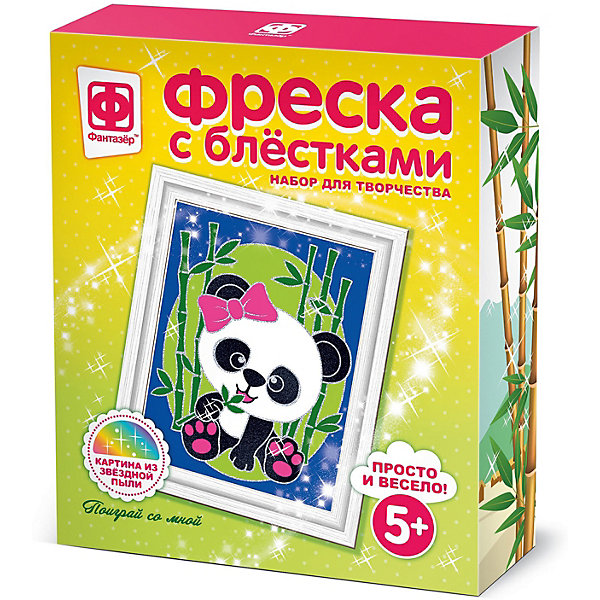 

Фреска Фантазёр "Поиграй со мной", с блёстками, Разноцветный, Фреска Фантазёр "Поиграй со мной", с блёстками
