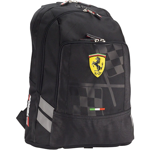 

Рюкзак Академия Групп Ferrari, черный, Рюкзак Академия Групп Ferrari,