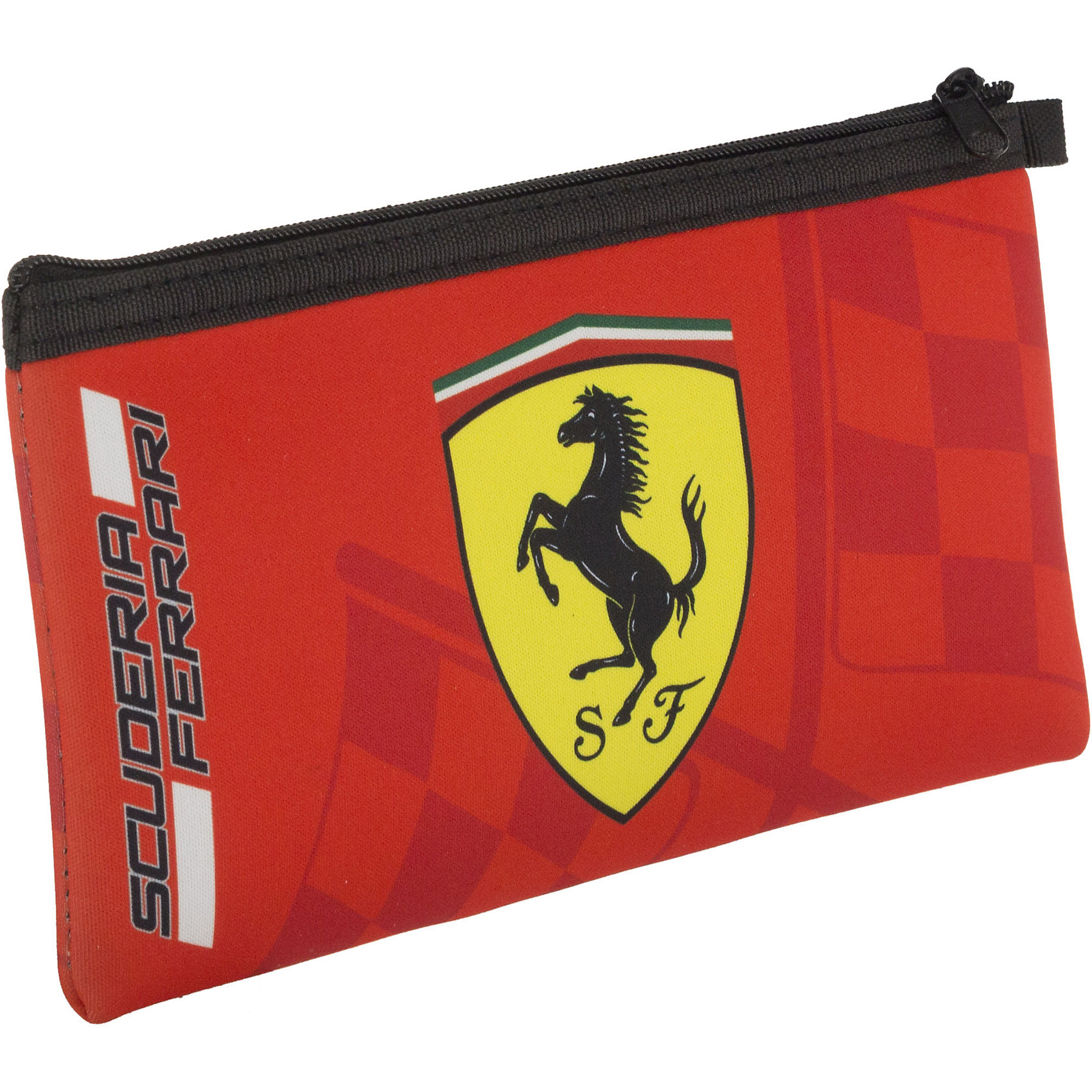 фото Пенал Академия Групп Ferrari, на молнии, красный