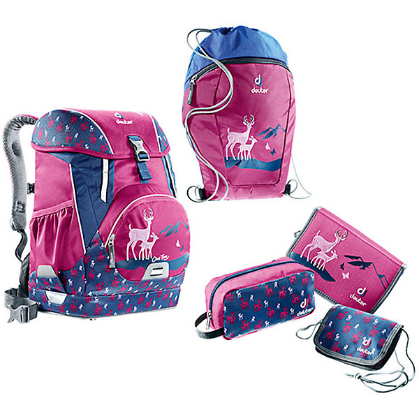 

Рюкзак Deuter OneTwo "Пурпурный олень", 5 предметов