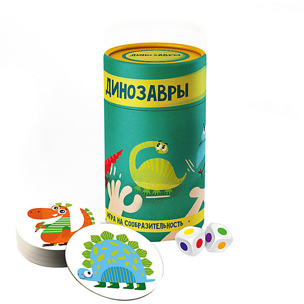 

Настольная игра Dodo "Динозавры", в тубусе