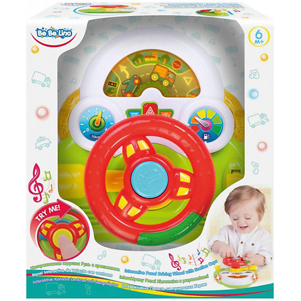 

Интерактивная игрушка ToysLab Bebelino "Руль", с креплением, Разноцветный, Интерактивная игрушка ToysLab Bebelino "Руль", с креплением