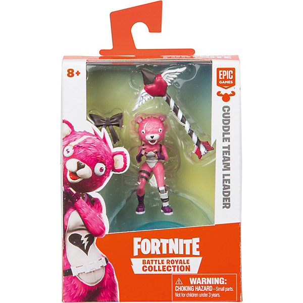 

Игровая фигурка Moose Fortnite Cuddle Team Leader c 2 сменными аксессуарами, Разноцветный