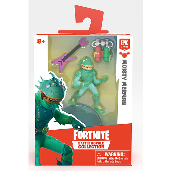 

Игровая фигурка Moose Fortnite Тритон c 2 сменными аксессуарами, Разноцветный