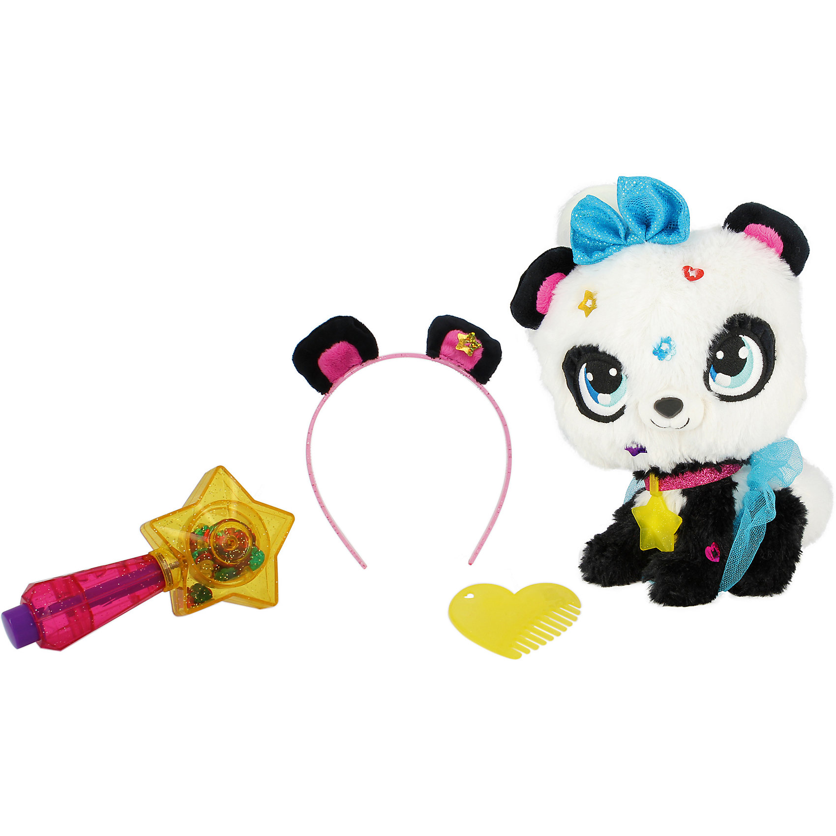 Мягкая игрушка Панда с сумочкой, 20 см Shimmer Stars 12180208