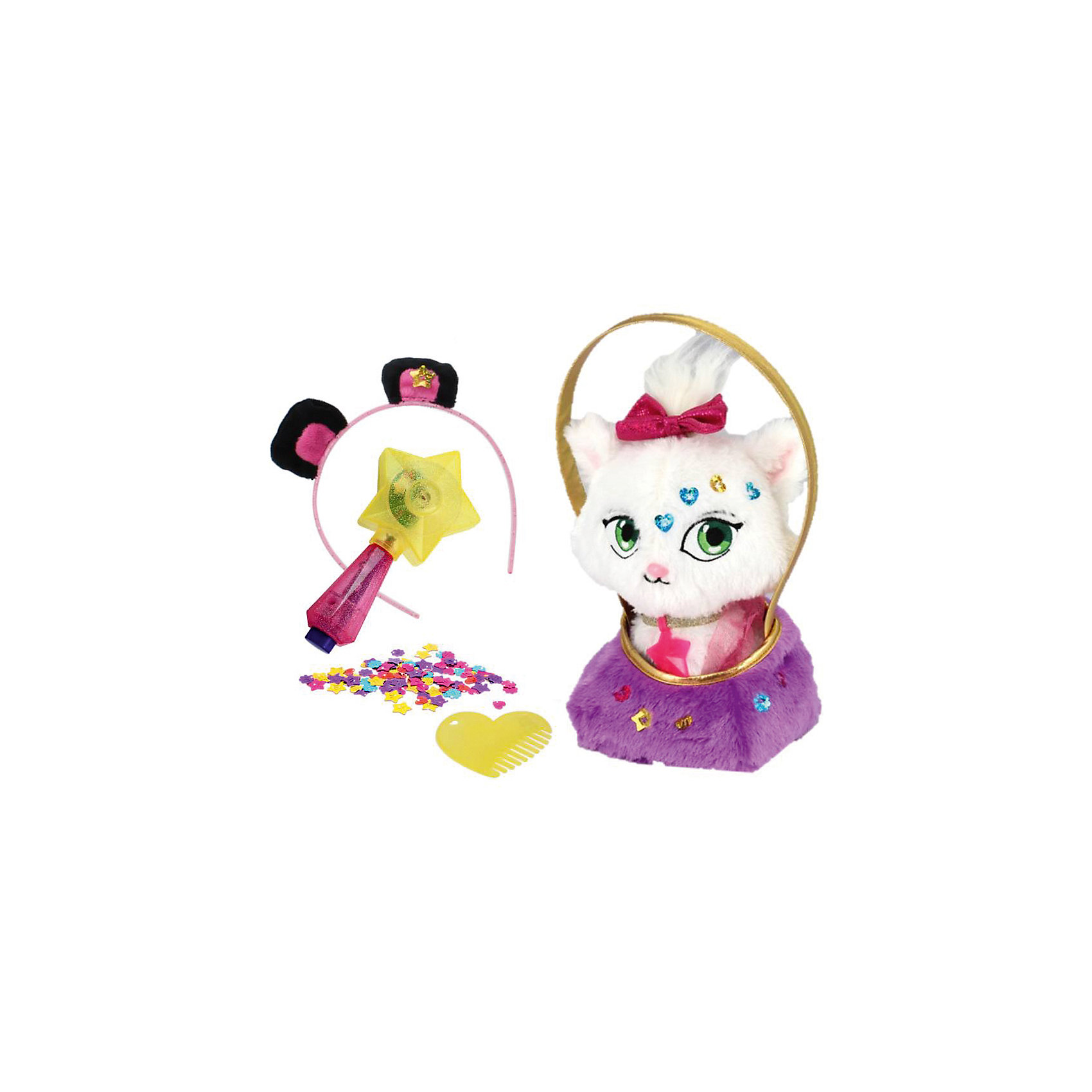 фото Мягкая игрушка Shimmer Stars Котенок с сумочкой, 20 см