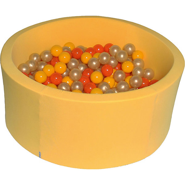 Сухой бассейн “Желтое золото” 40 см, 200 шариков Hotenok 12191150