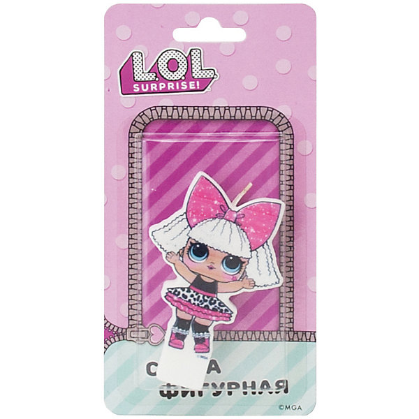 

Парафиновая свеча в торт L.O.L., Розовый
