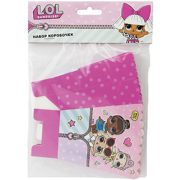 

Набор коробочек L.O.L., 6 шт, Розовый