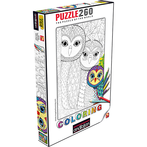 

Пазл Anatolian "Coloring" Совы, 260 элементов