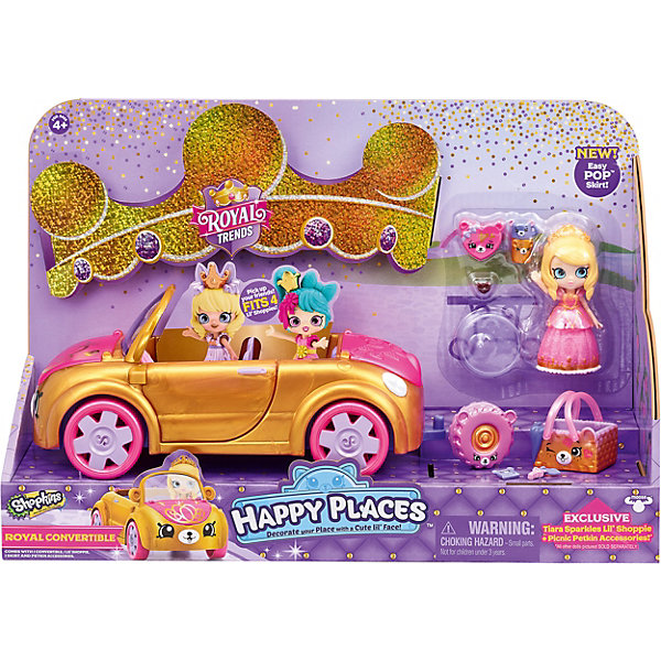 

Игровой набор Moose "Королевская мода" Кабриолет, Разноцветный, Игровой набор Moose "Королевская мода" Кабриолет