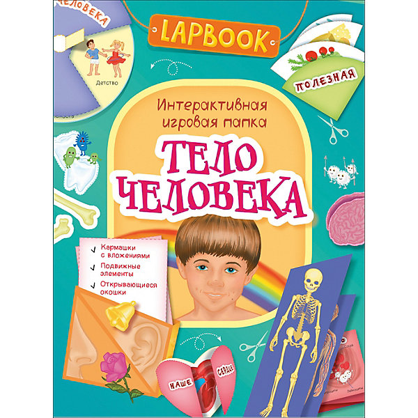 фото Lapbook Интерактивная игровая папка "Тело человека" Росмэн