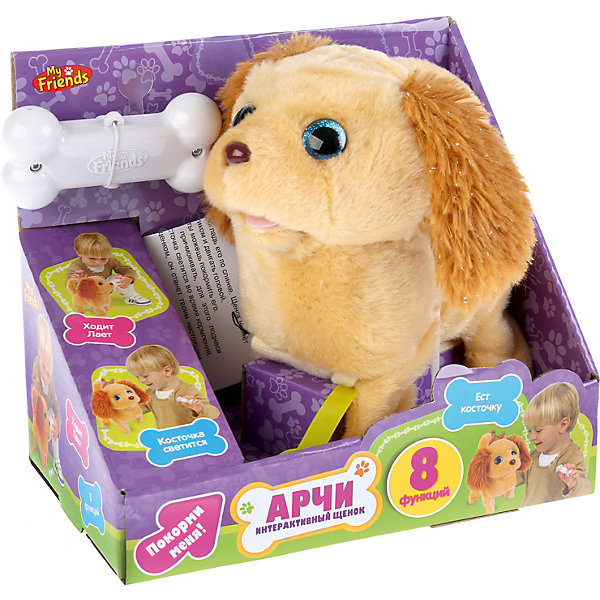 

Игрушка MY FRIENDS "Интерактивный щенок" Арчи, 16 см