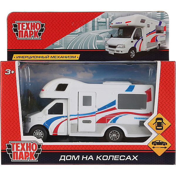 

Машинка Технопарк "Дом на колесах", инерционная, 12,5 см