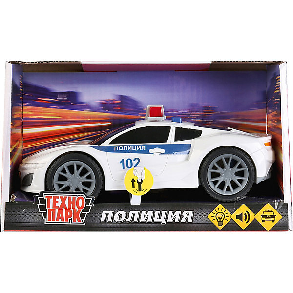 

Машинка Технопарк "Спорткар полиция", свет и звук, 19 см