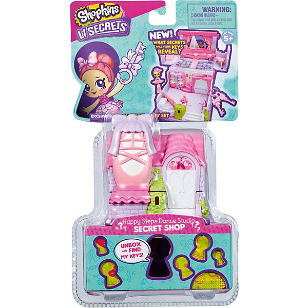 

Игровой набор Moose Lil' Secrets "Домик с секретом: танцевальная студия, Разноцветный, Игровой набор Moose Lil' Secrets "Домик с секретом: танцевальная студия"