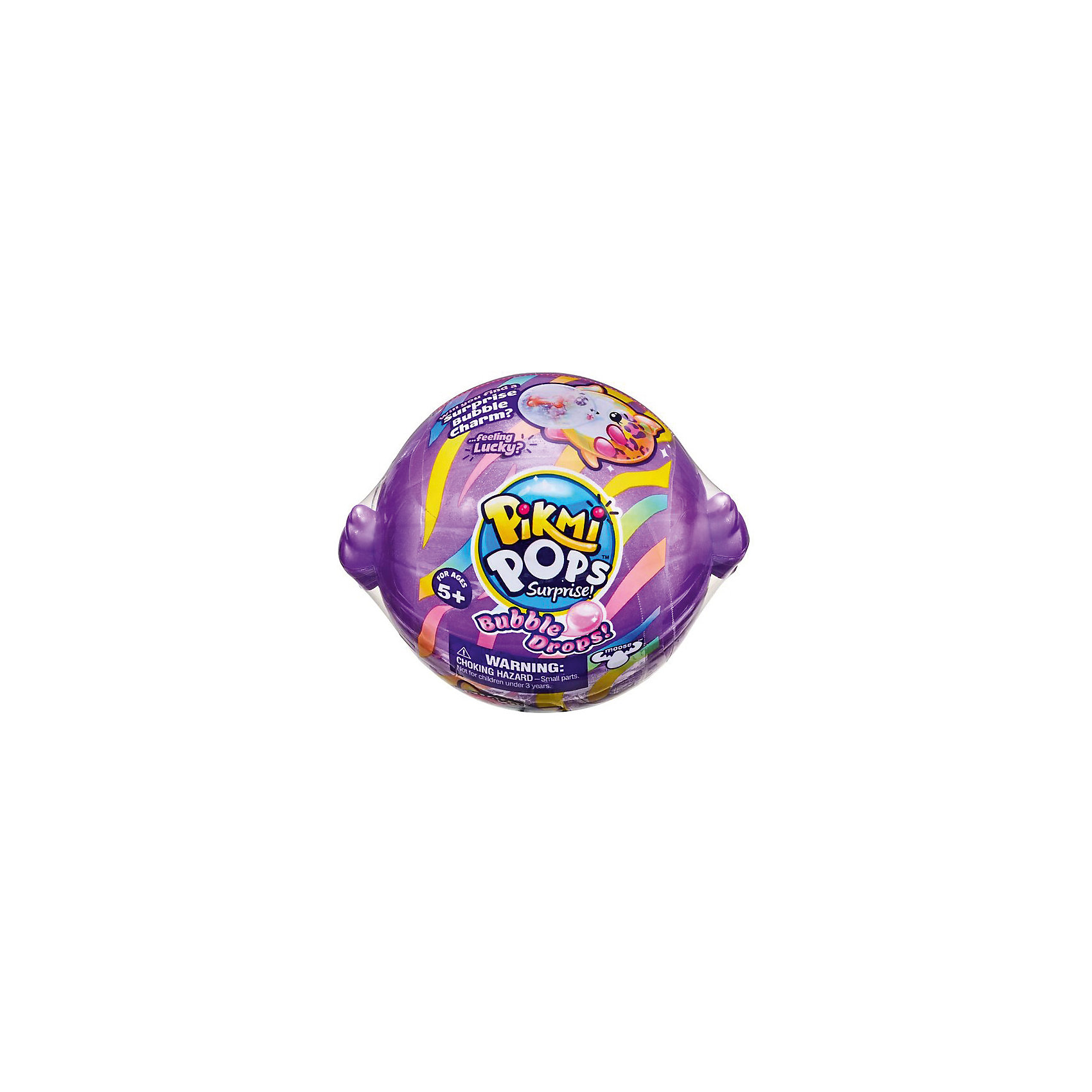 фото Игрушка Moose Pikmi Pops Bubble Drops "Неоновая серия", фиолетовая