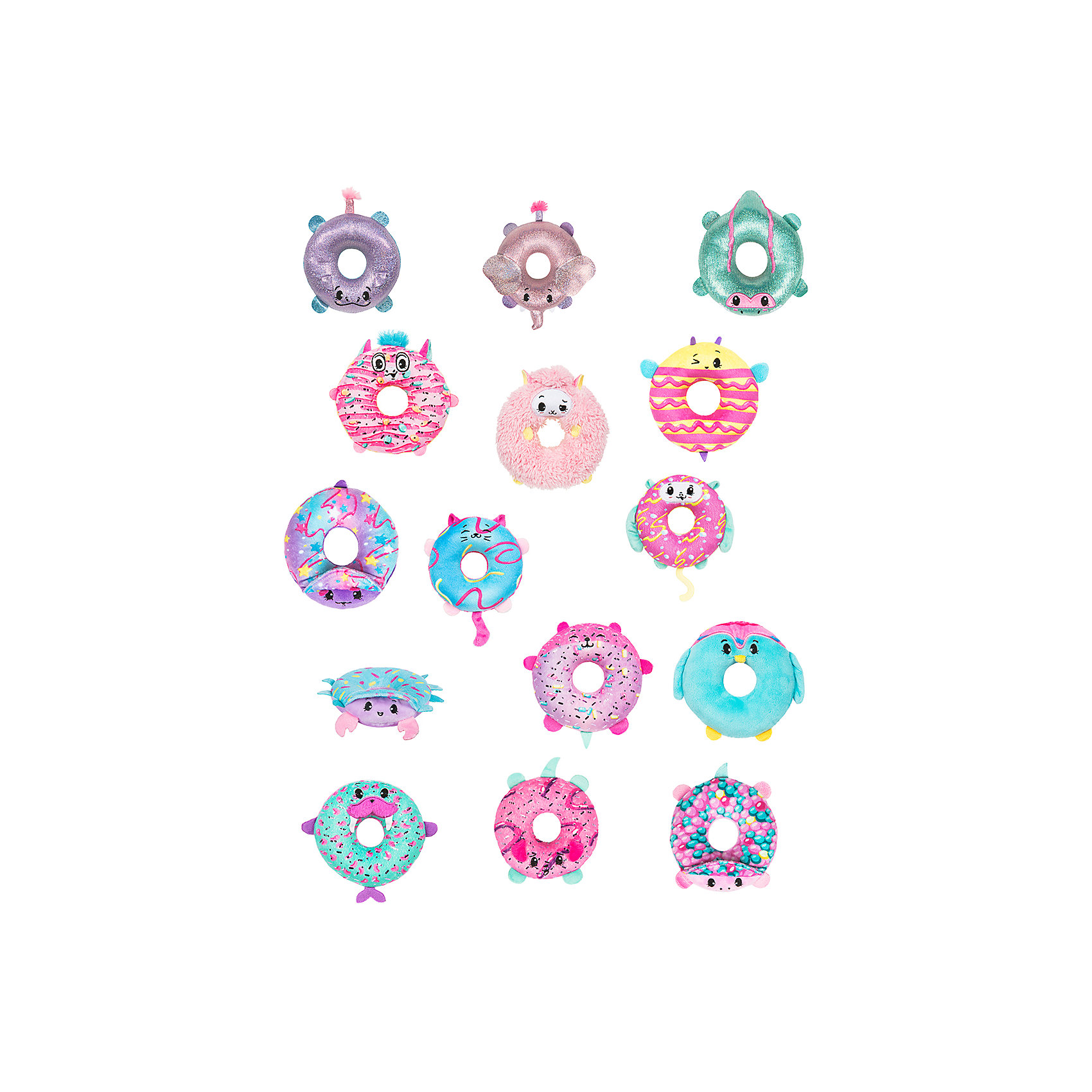 Игровой набор Pikmi Pops "Большой плюшевый пончик", розовый Moose 12246410