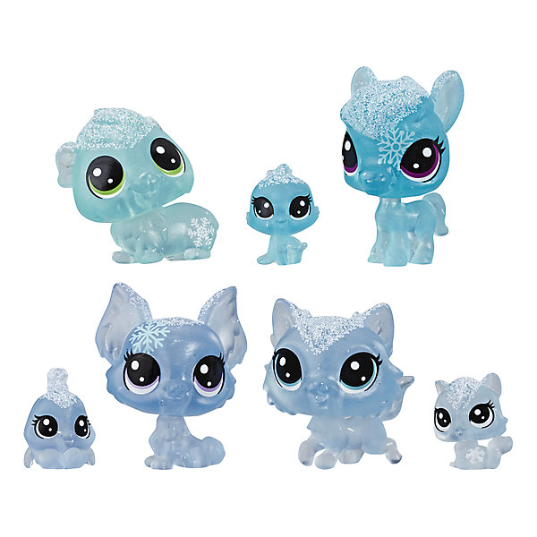 

Набор фигурок Littlest Pet Shop "Холодное царство", 7 голубых петов, Разноцветный, Набор фигурок Littlest Pet Shop "Холодное царство", 7 голубых петов